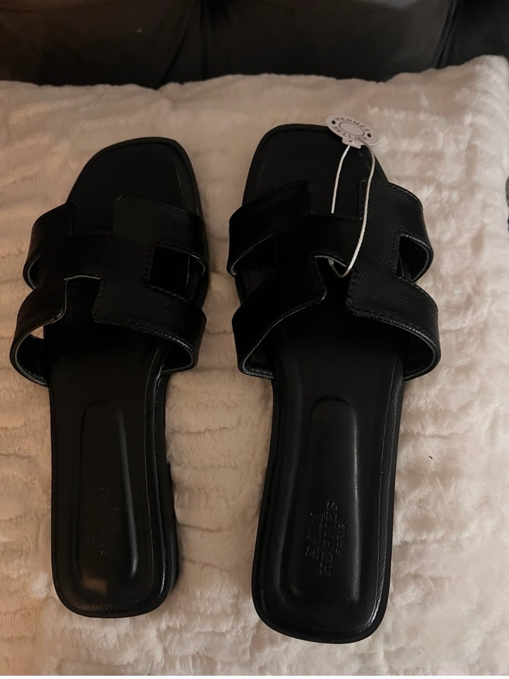 Black Women’s Slide Sandals - Unbranded